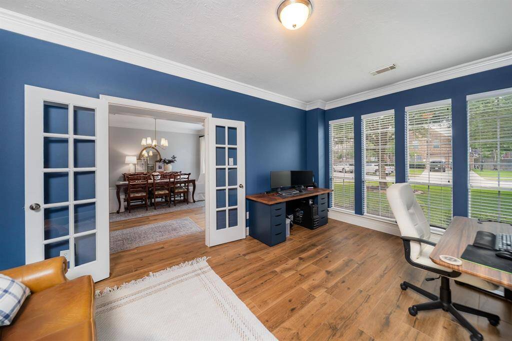 Office/study with French Doors