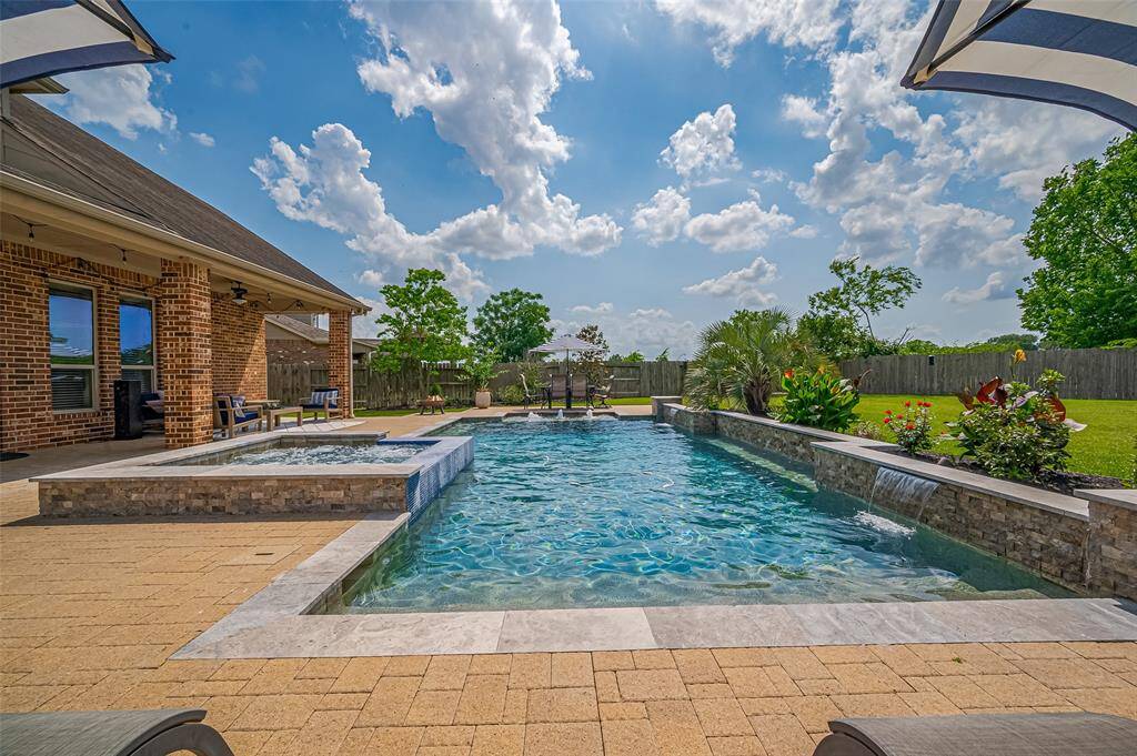 Covered Patio seating area