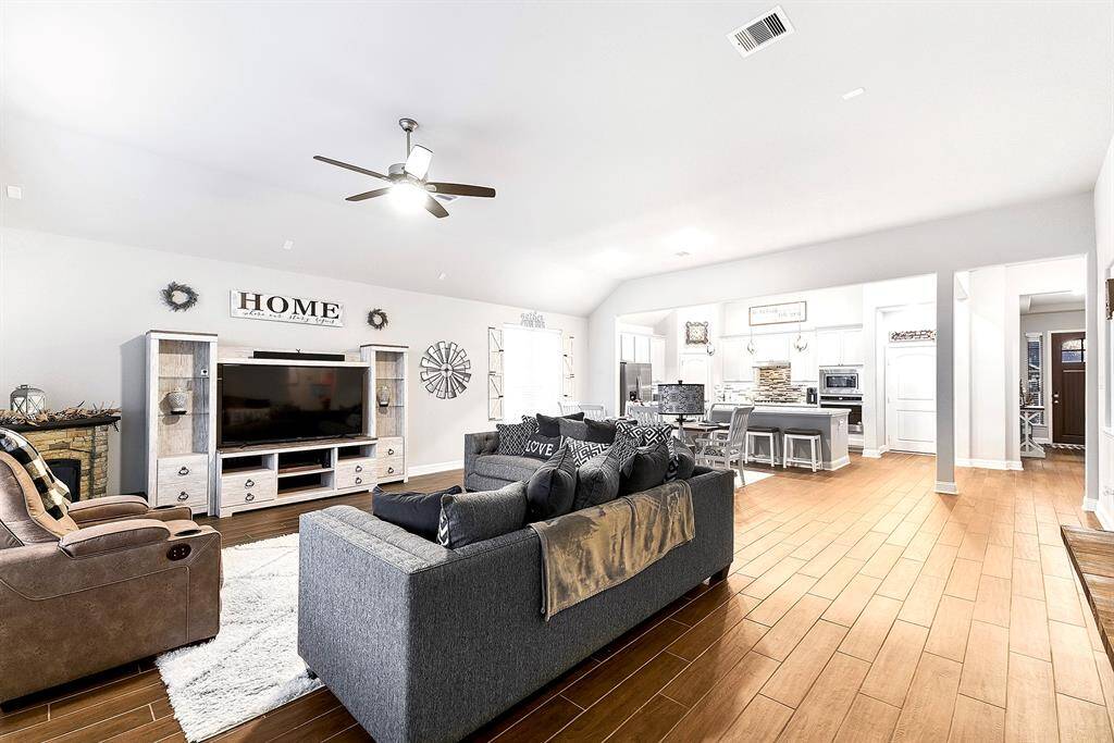 A great view of the openness of the home.