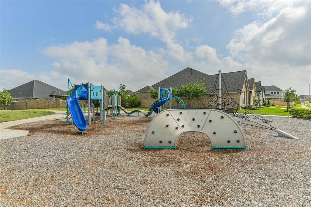 One of Amira's new playgrounds is right next door.