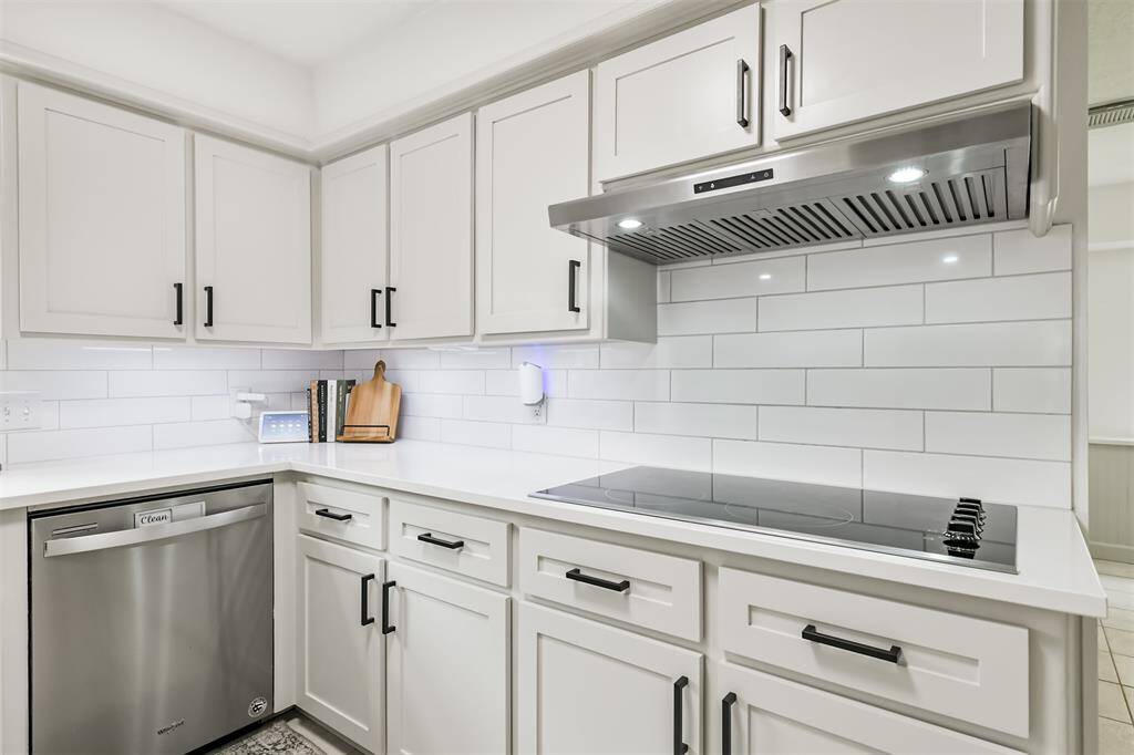 All new counters, cabinets, and backsplash plus stainless steel appliances!
