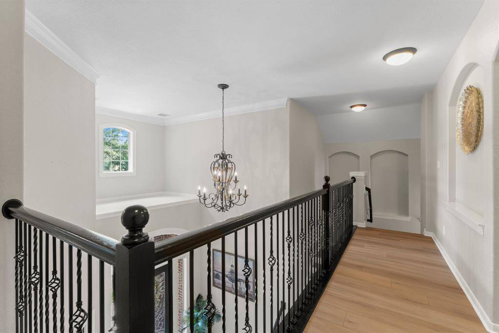 Upstairs you will find newly painted stair rails and brand new LVP (no carpet)!