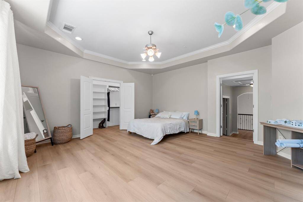 Bedroom 5 can easily be a game room with closed doors.