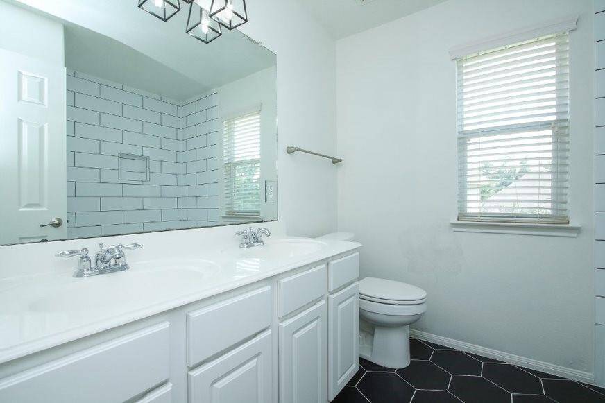 3 designer upstairs bathrooms