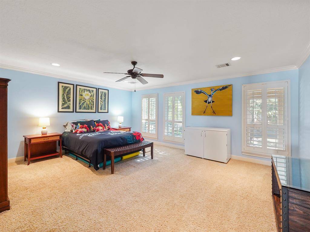 Secondary bedroom #3 has walk-in closet and has direct access to full bathroom that is also assessible from the game room.