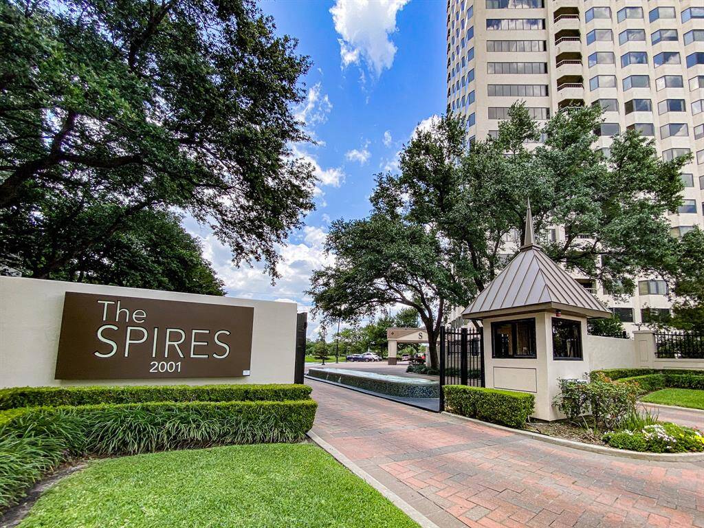 Gated entry at The Spires