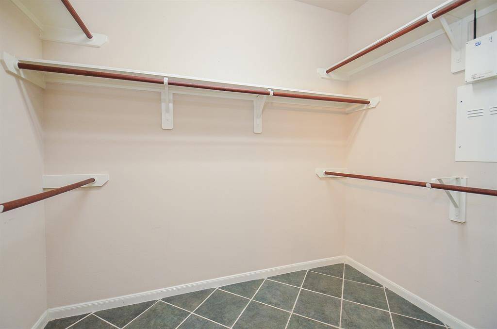 Walk-in closet for all your storage needs