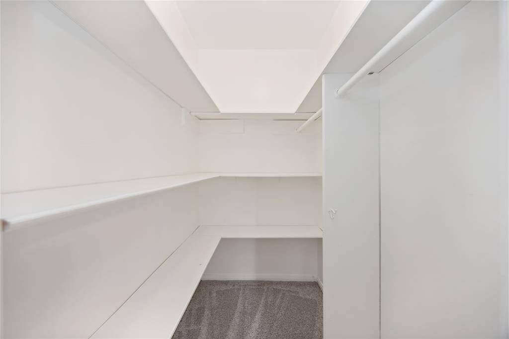 Tons of closet space!