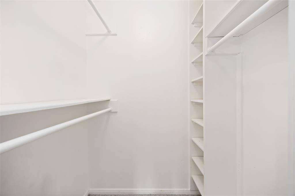 Tons of closet space!