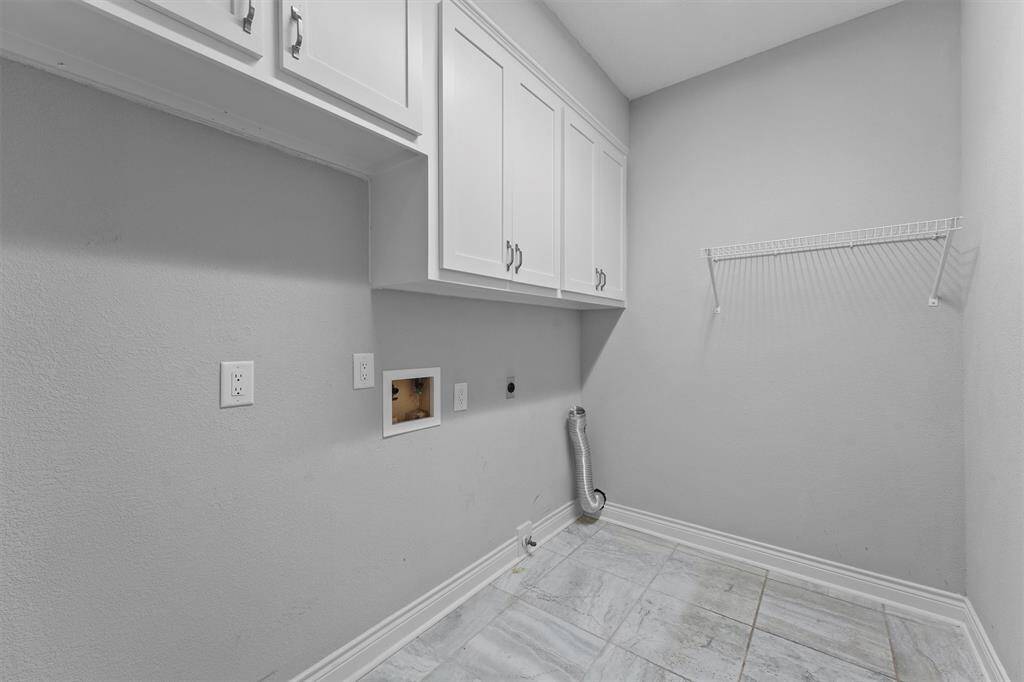 First floor laundry room.