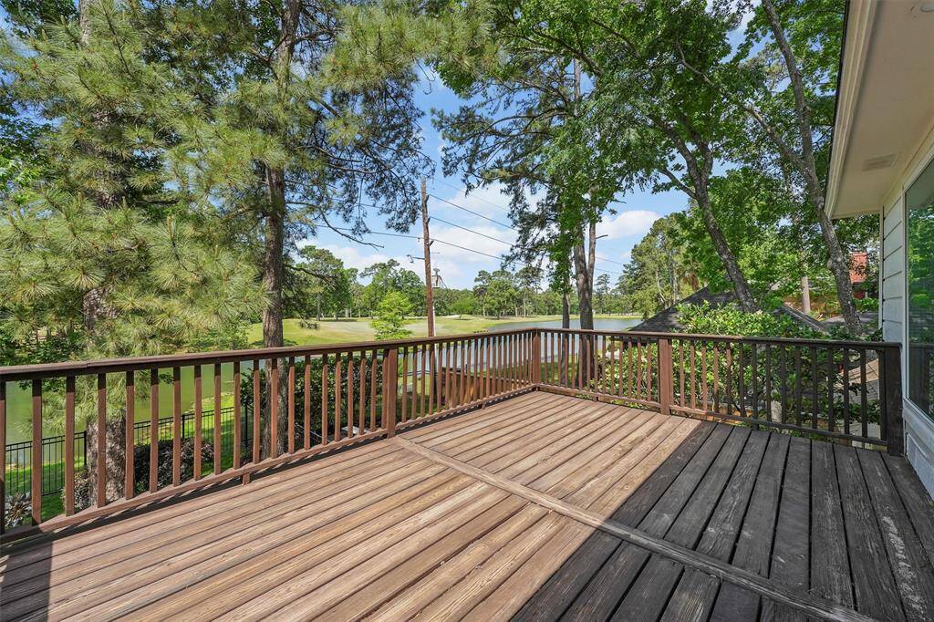 Step outside to the second floor balcony and these beautiful views!