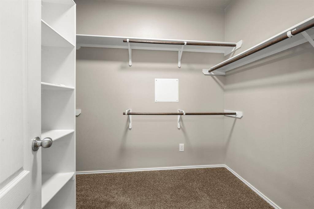Primary closet
