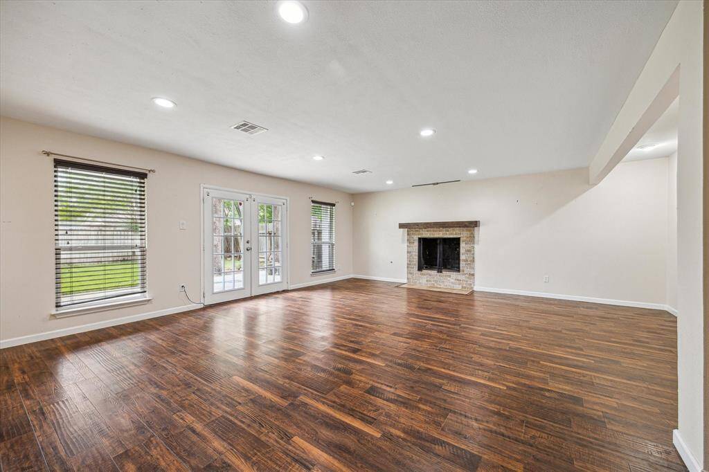 Family Room with view to back