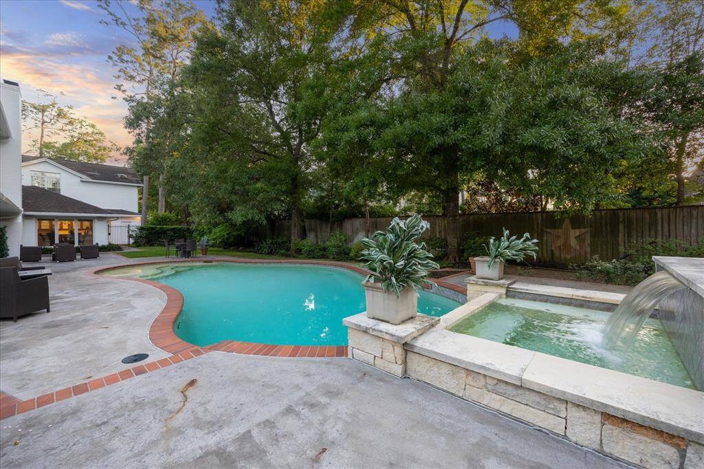Pool, spa and patios