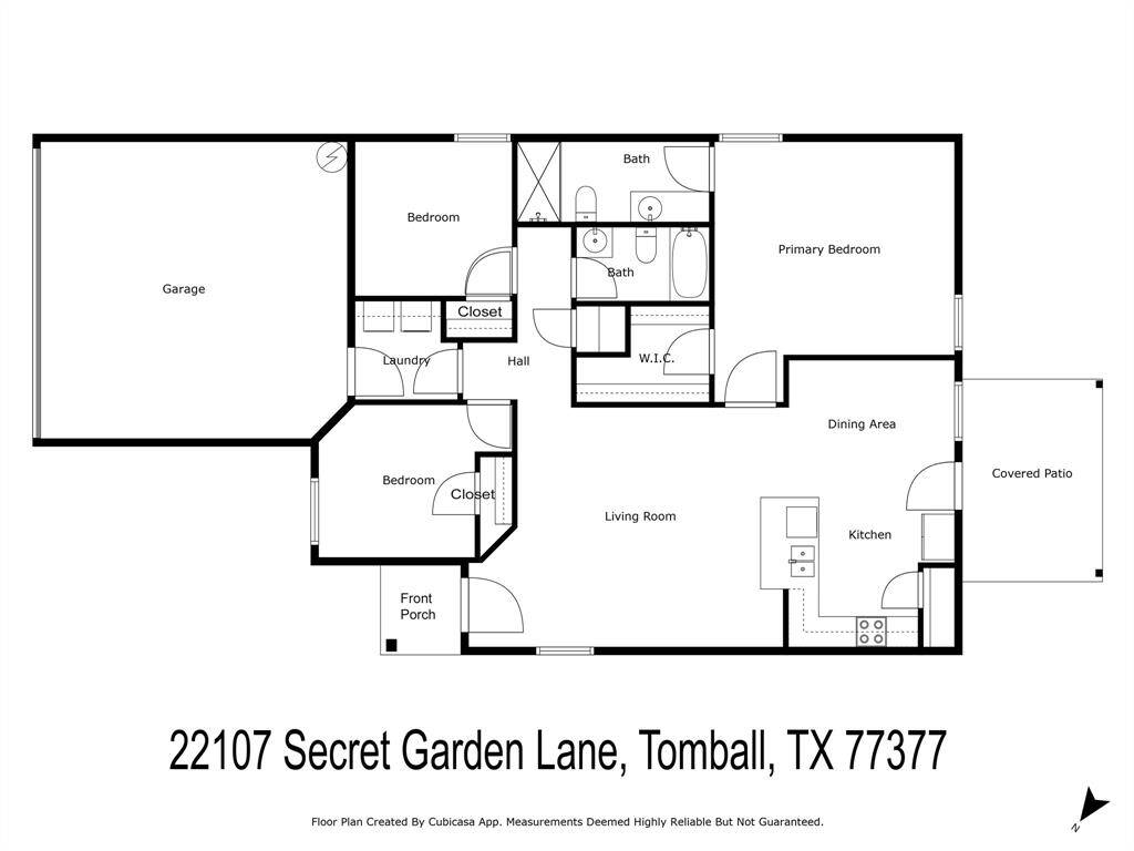 Floor Plan. All Information Deemed Reliable but Not Guaranteed.