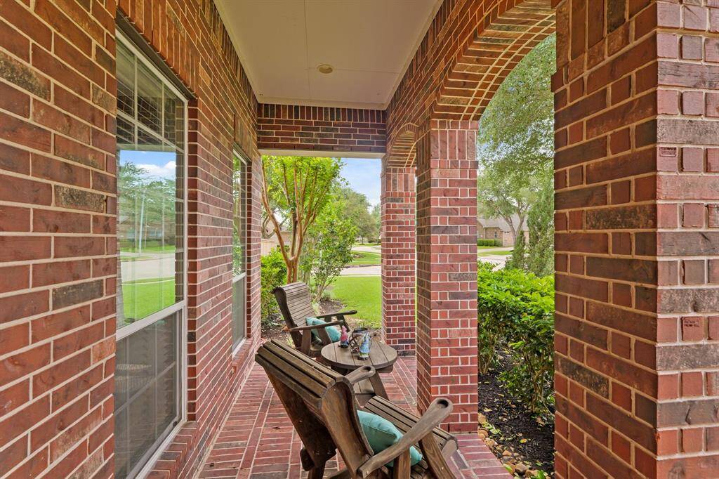 The beautiful and spacious front porch is the perfect welcome to your family, friends, and guests.