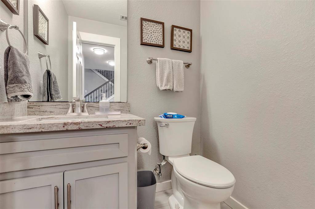 Half bath located on the first floor, offering convenience and accessibility.