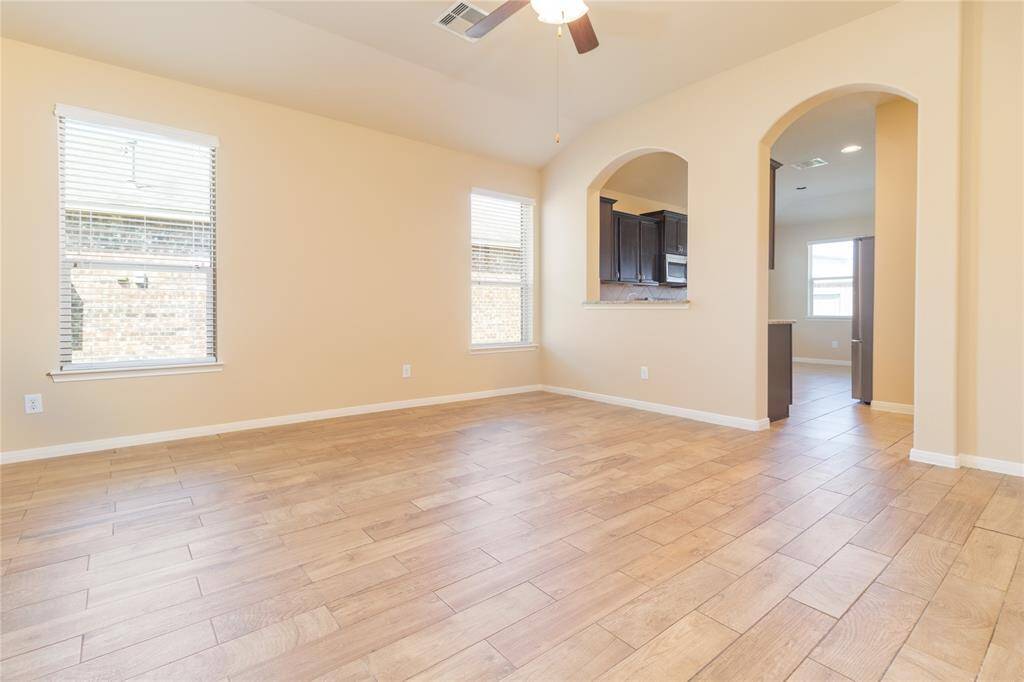 Serving Bar between Kitchen and Living Area is Great for Entertaining