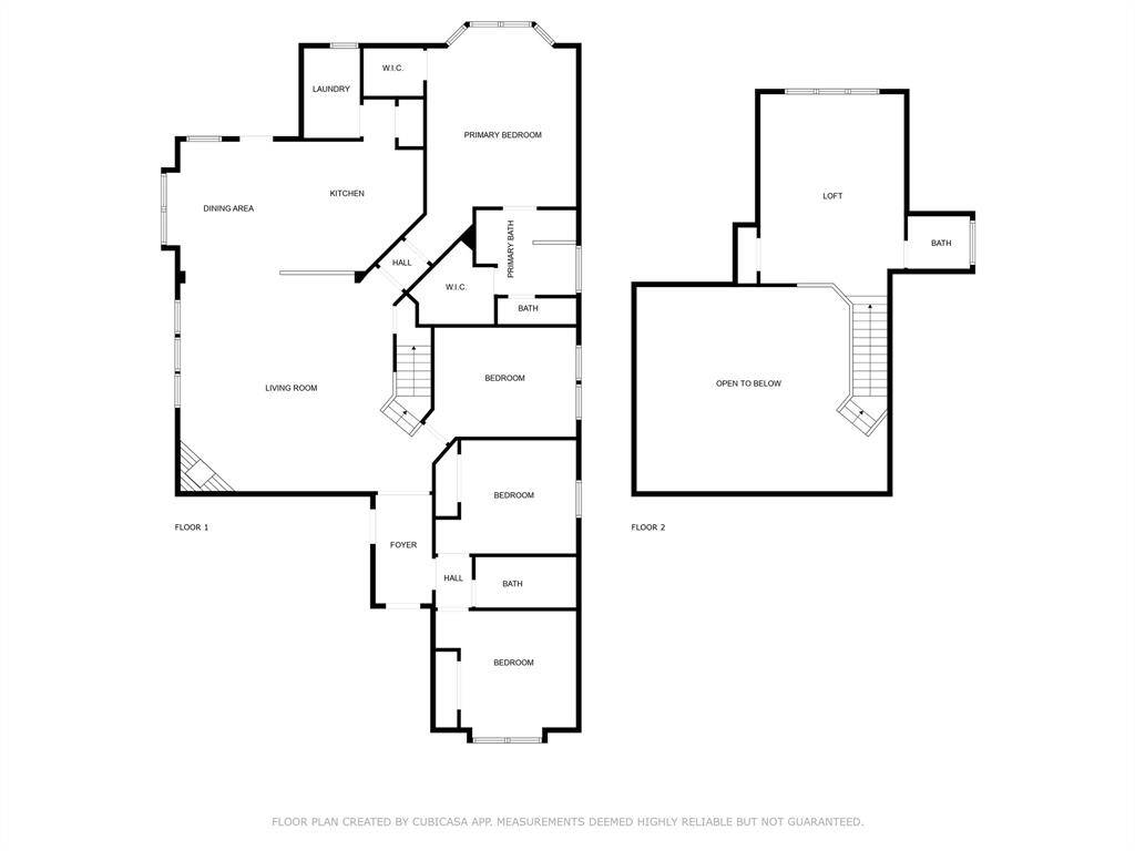The floor plan shows a lot of desirable features.  Come see it in person!
