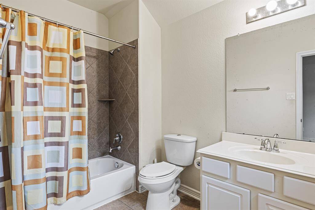 Bedroom with attached bath