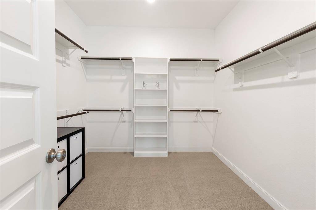 Walk-in closet.