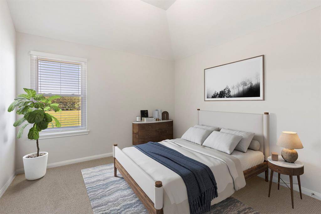 Secondary bedroom ( Virtually staged)