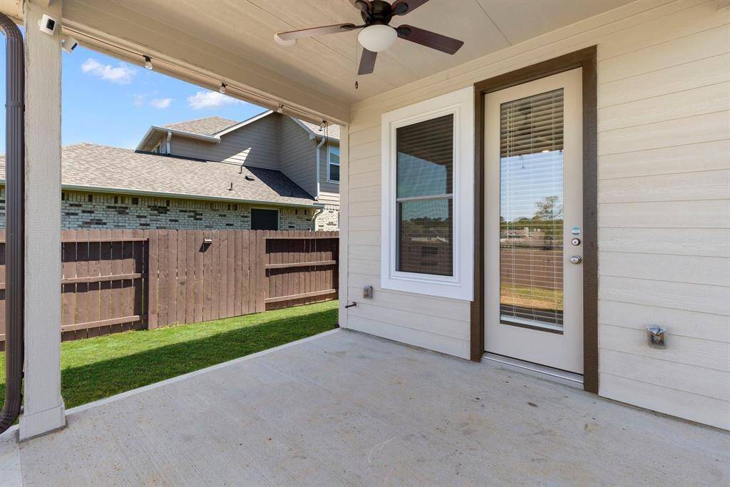 Covered back porch