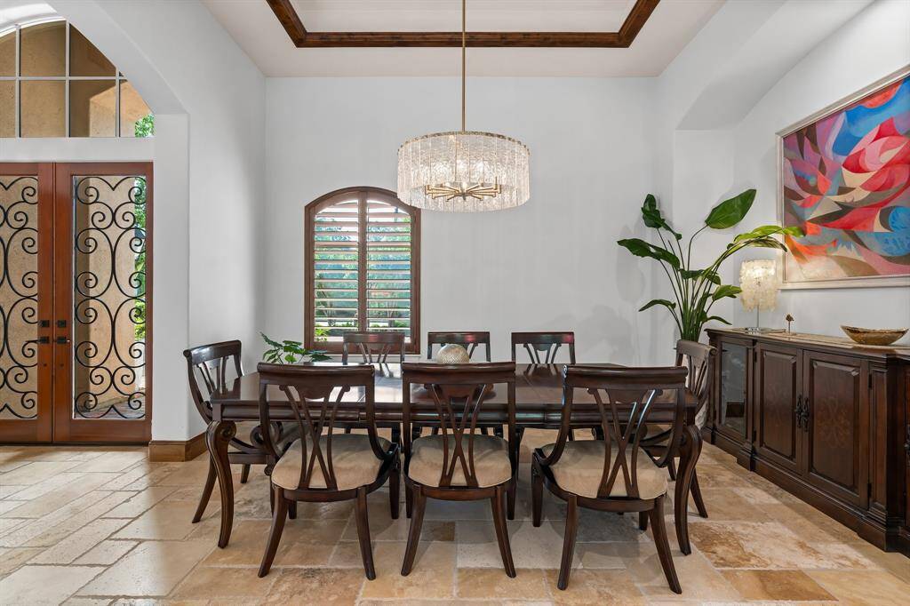 Designer light fixtures from Carol's Lighting and Anthology compliment living spaces.