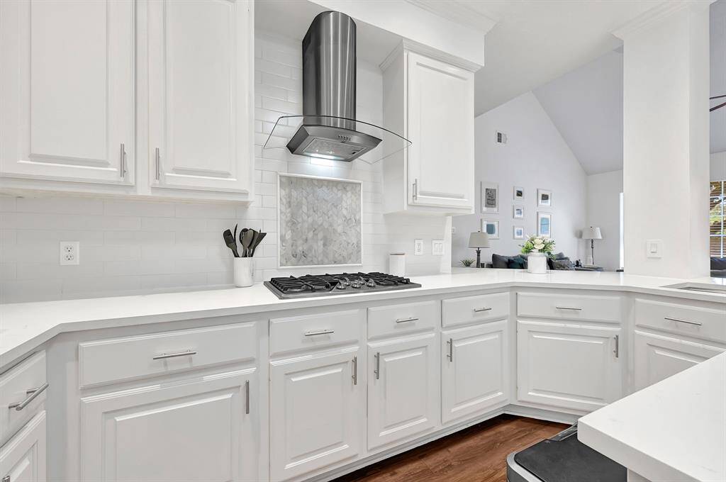 A modern, compact kitchen that maximizes every inch