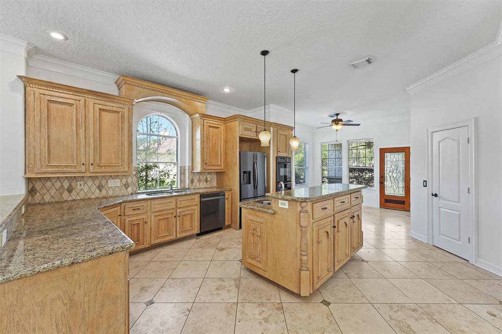 Open plan kitchen