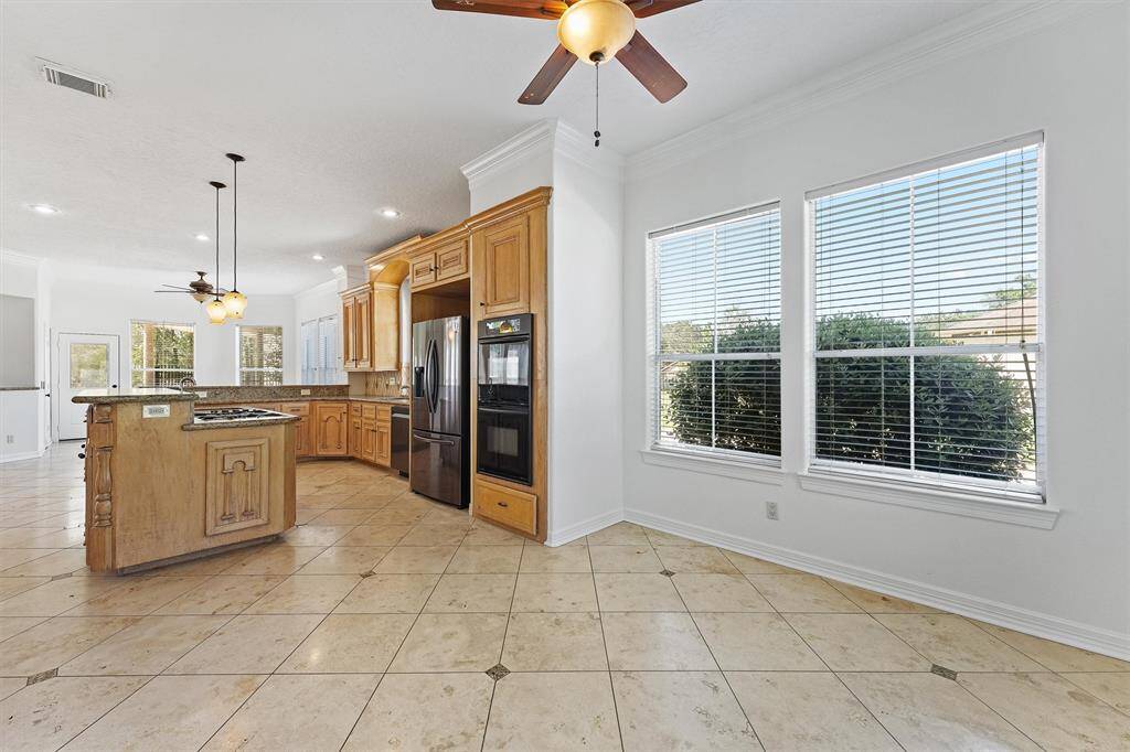 Open plan kitchen