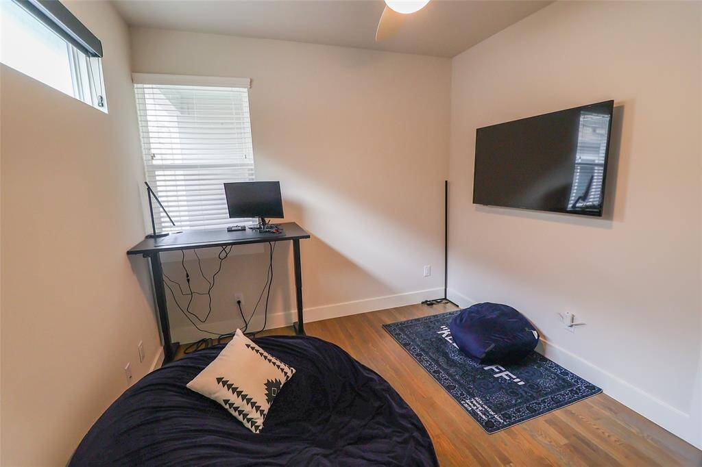 Work, study, or game room. Spacious enough to replace items and fit a bed.