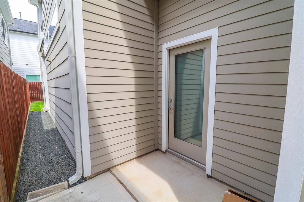 Leads directly to the backyard for easy access.