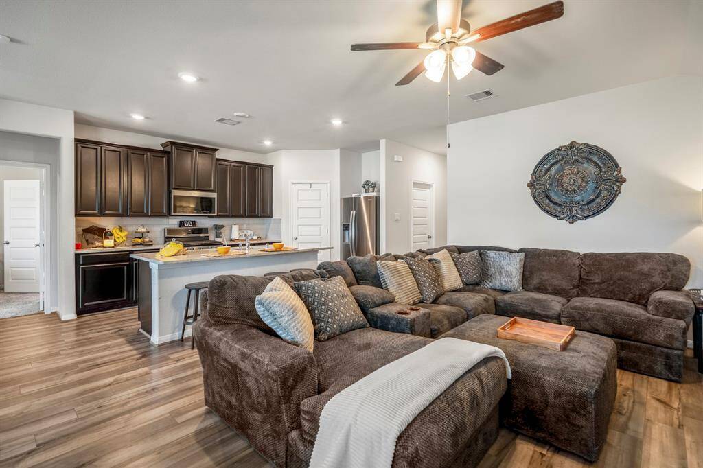 Your living room is spacious, bright and inviting.