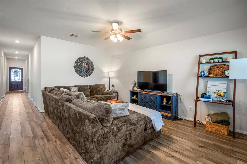 Your living room is spacious, bright and inviting.