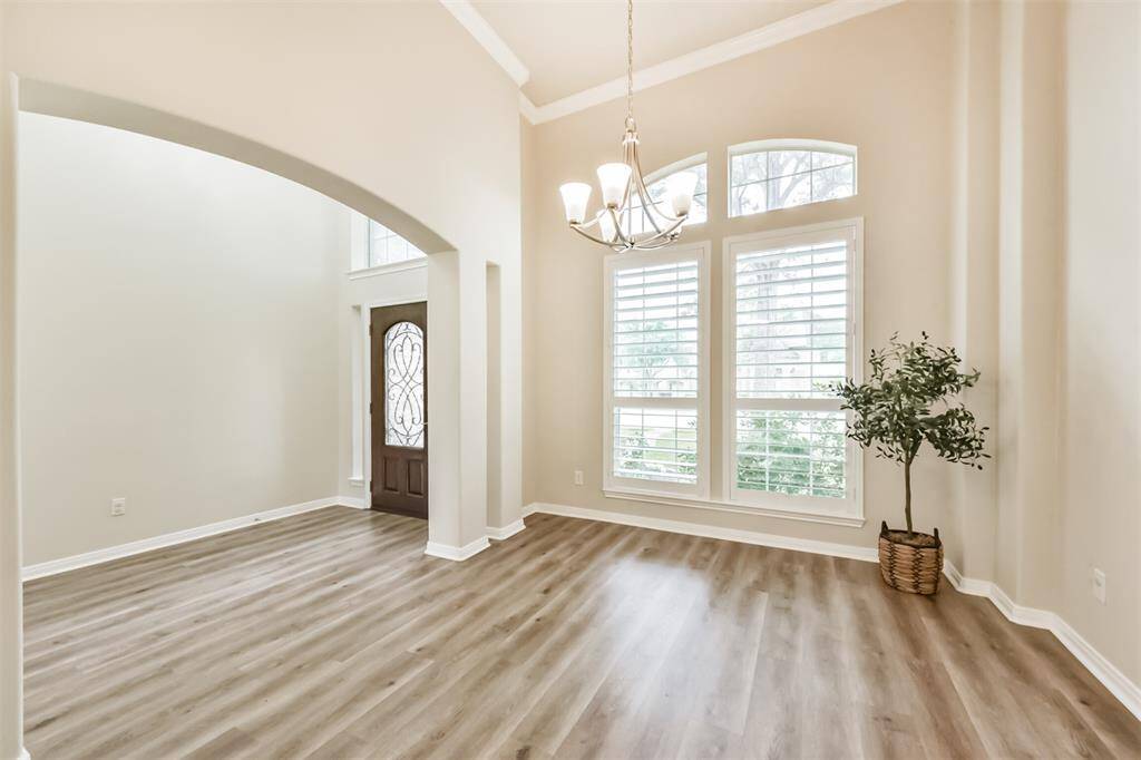 Formal Dining room off entry.