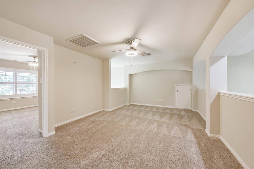 Extra large game room upstairs.