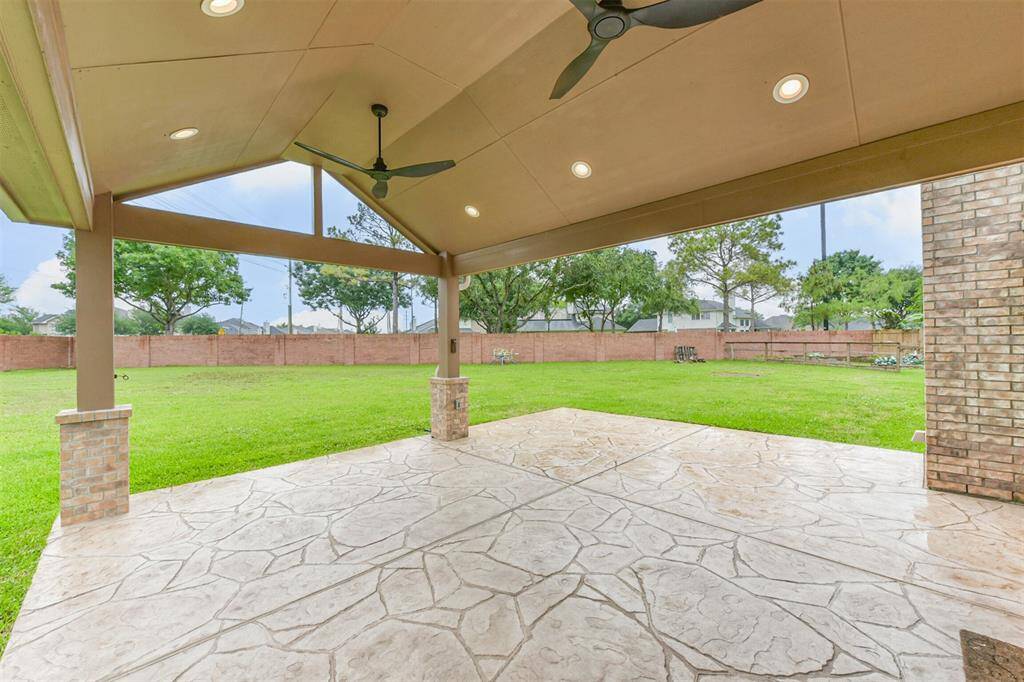 Enjoy parties in your back yard...or just relax.  Plenty of room to build that pool!