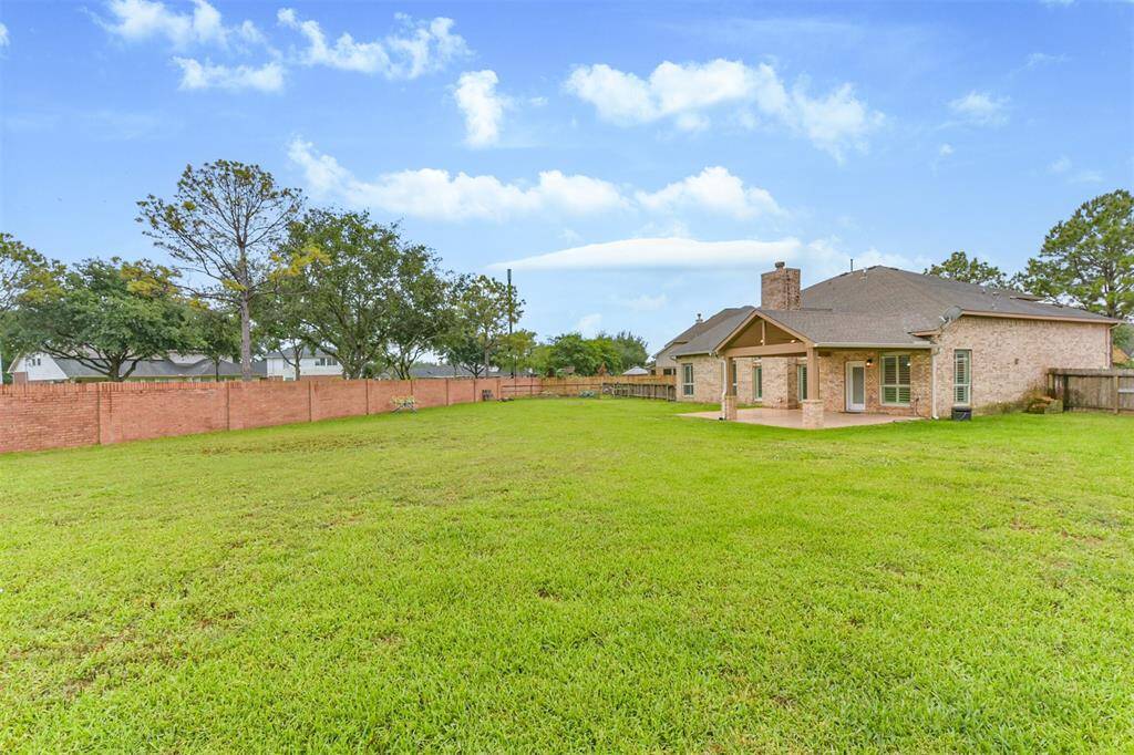 Over .38 acre lot.