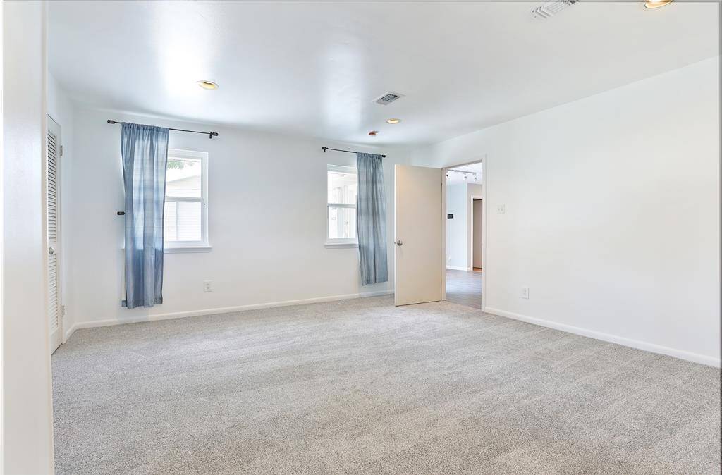 All windows in the house are double paned Pella Windows.  Another view of your primary bedroom.