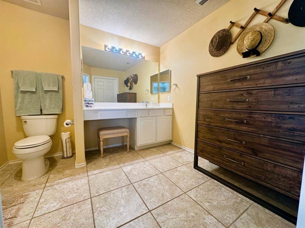 Primary bathroom has some good space as well.