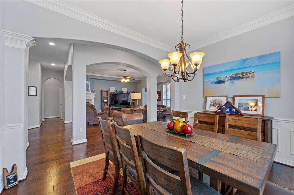 This room flows seamlessly into the living room.