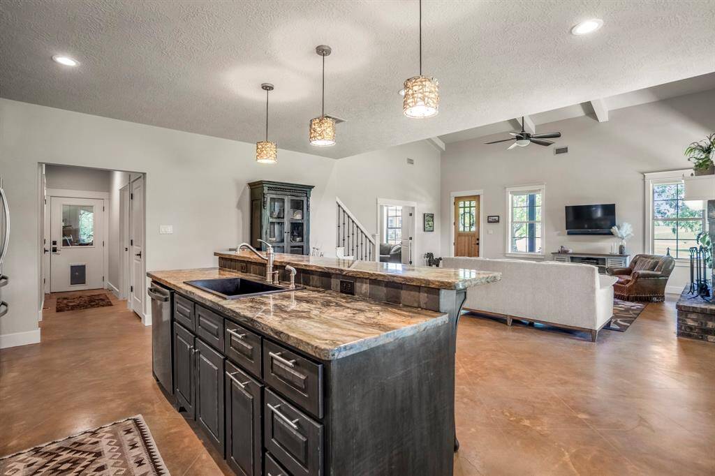 Main home kitchen island