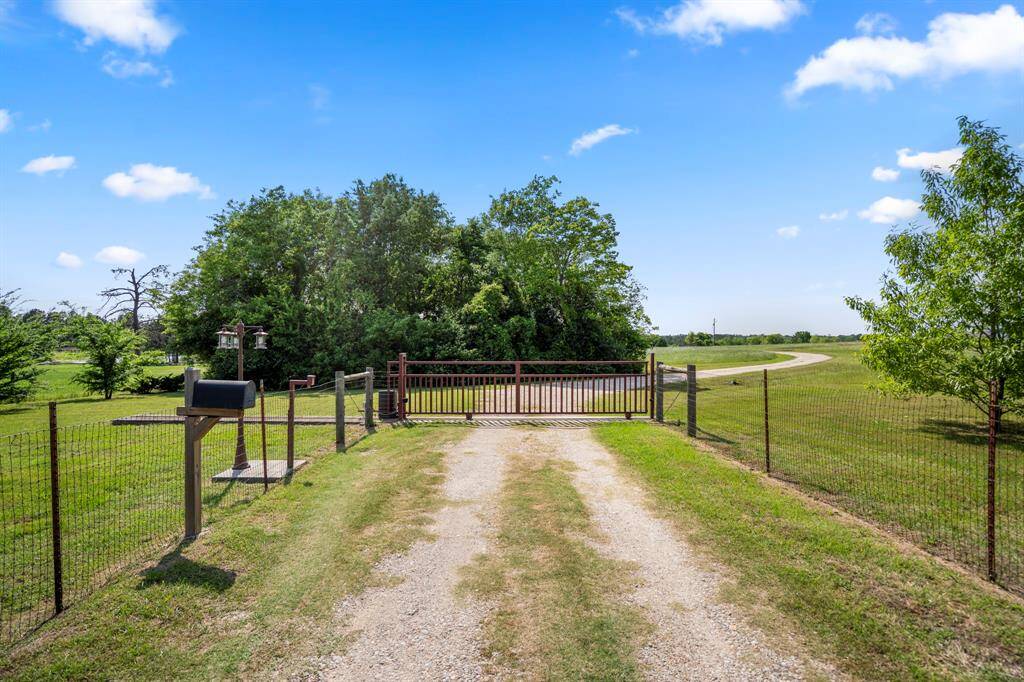 Entry gate to property