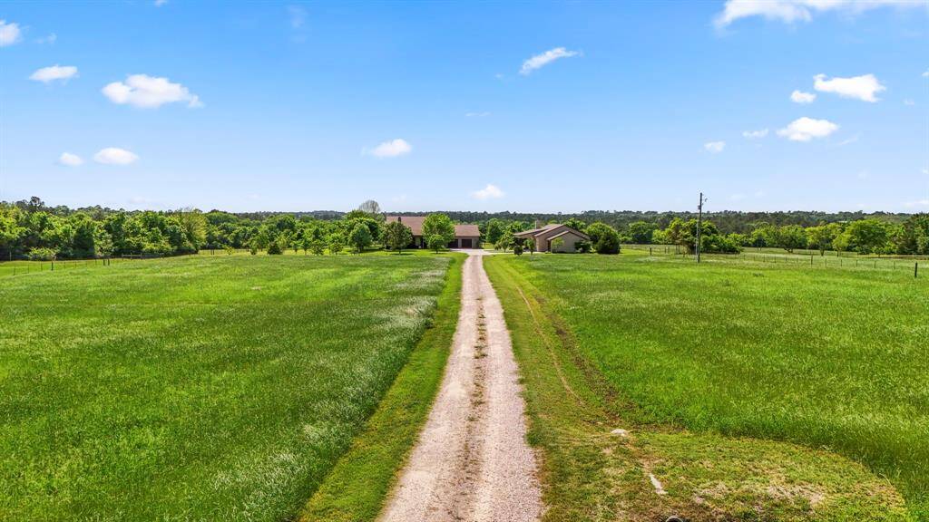 driveway to homes