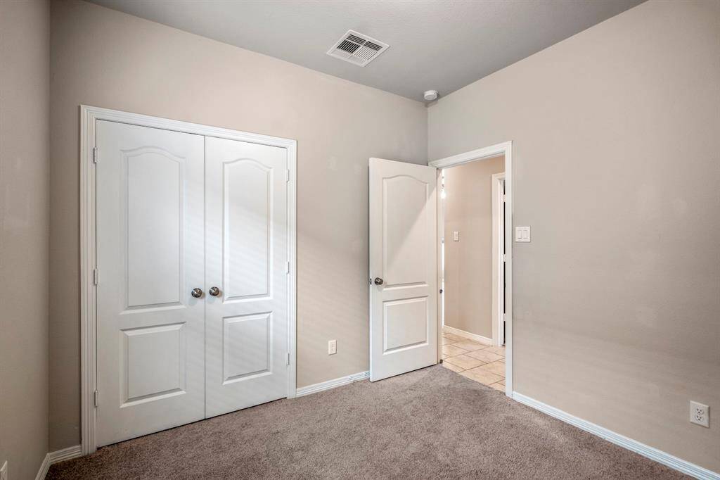 The storage in this house is wonderful, all the bedrooms have large closet spaces, and the laundry room features additional storage space.