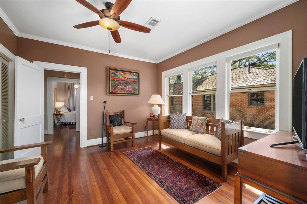 The 2nd bedroom is currently used as an additional sitting area. Notice the natural light!