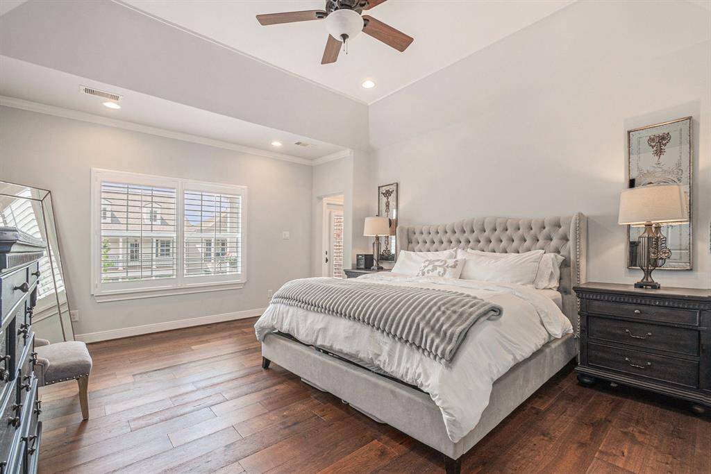 Spacious with high ceilings and its own outdoor patio.