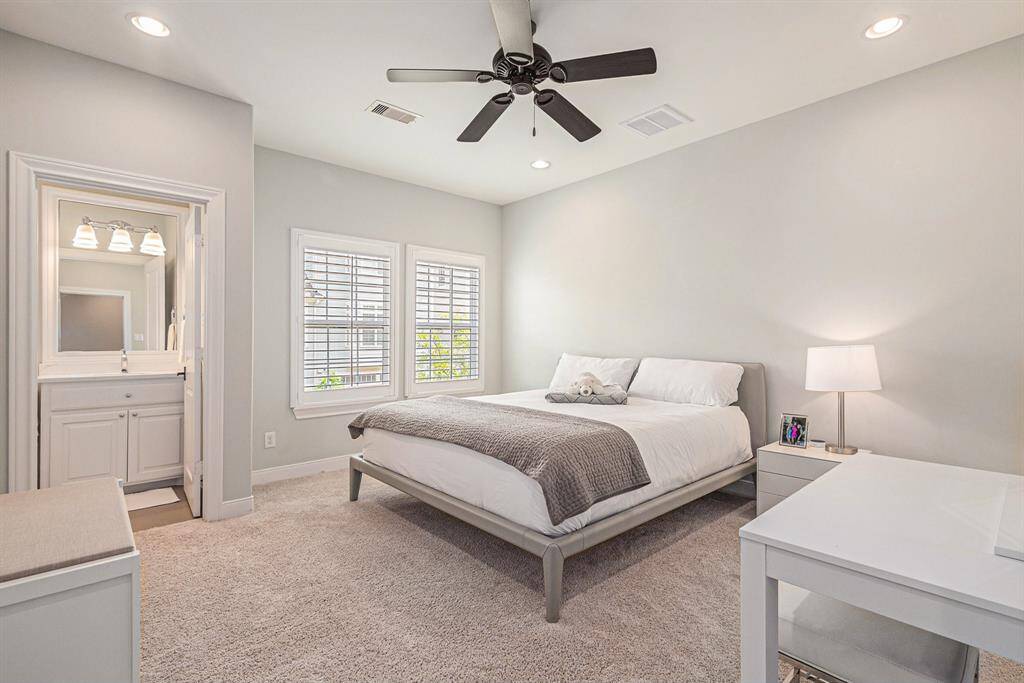 The second, secondary bedroom on the 2nd floor.