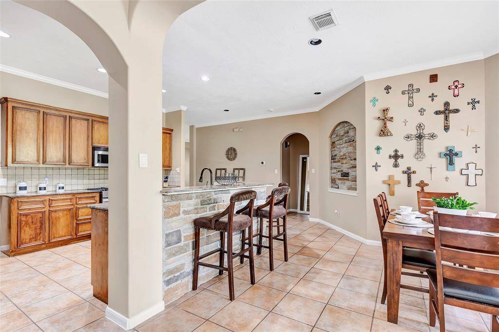 Breakfast Room just off the Open Kitchen